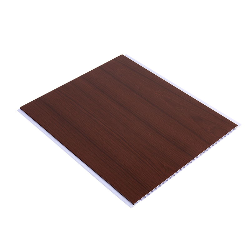 Walnussholzkorn akustische PVC -Wandplatte YXPVC2575
