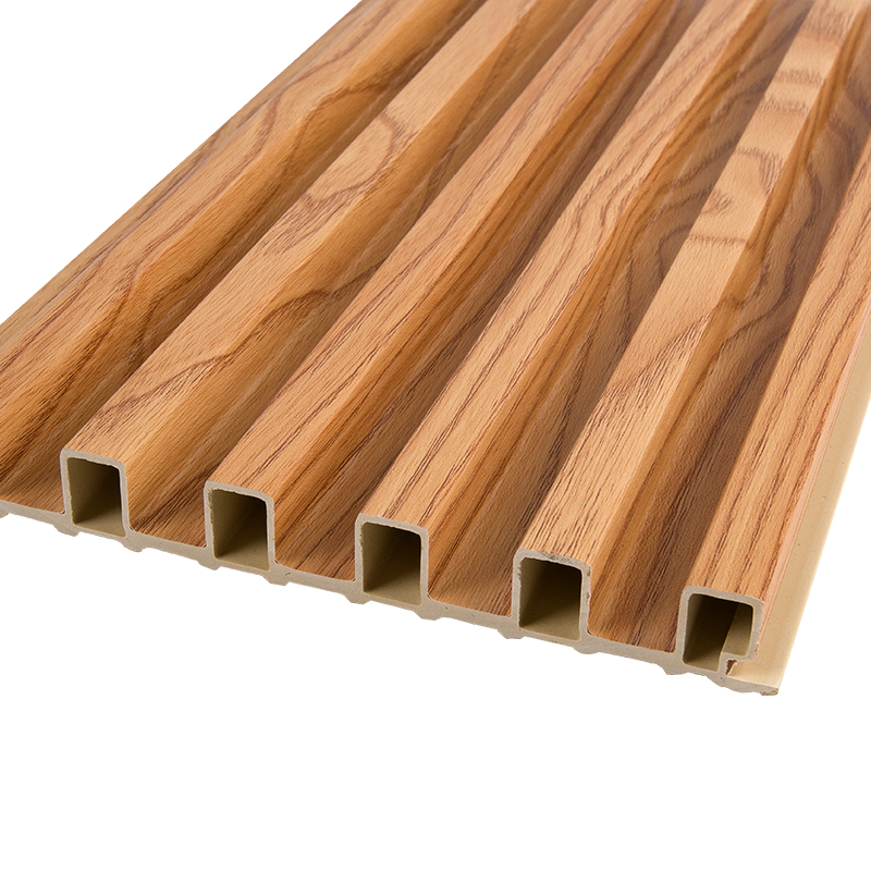 Moderne, umweltfreundliche, dekorative Wand- und Deckenplatte aus geriffeltem WPC (Zellengröße 10 x 4,2) YXWPC16018